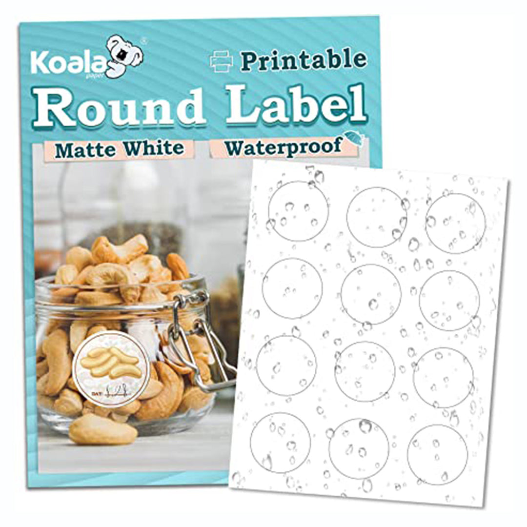Tutorial for Using Koala Printable Glossy White Sticker Label