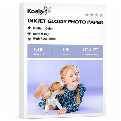 Koala 200gsm Inkjet Glossy Photo Paper Used For All Inkjet Printers 54lb