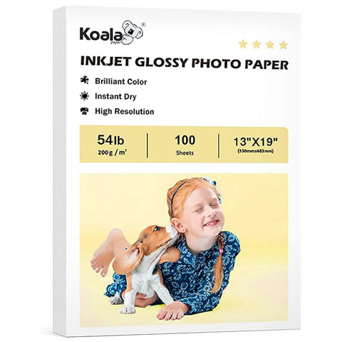 Koala 200gsm Inkjet Glossy Photo Paper Used For All Inkjet Printers 54lb