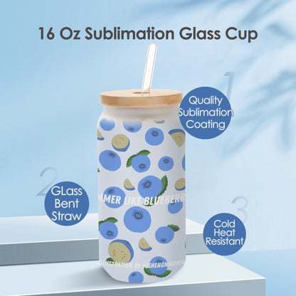 KOALA 16OZ Sublimation Frosted Glass Cups-8 PCs