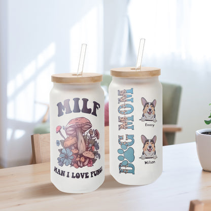 KOALA 16OZ Sublimation Frosted Glass Cups-8 PCs