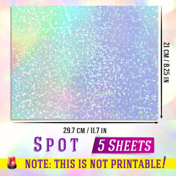 A4 Paper Sheets Hologram Sticker Printable Label Sticker Paper for