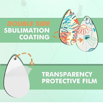 Koala Sublimation Earring Blanks MDF Bulk Pack for Sublimation - 50 Pc –  koalagp