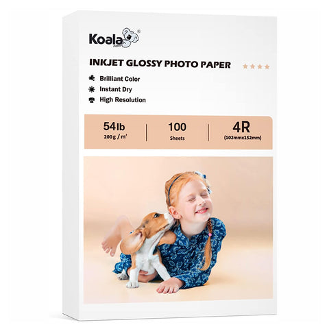 Koala 200gsm Inkjet Glossy Photo Paper Used For All Inkjet Printers 54lb