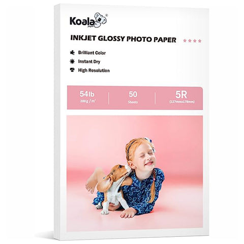 Koala 200gsm Inkjet Glossy Photo Paper Used For All Inkjet Printers 54lb