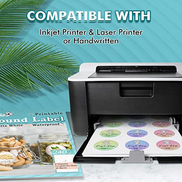 Koala Waterproof Printable Clear Sticker Paper for Laser Printers 8.5x –  koalagp