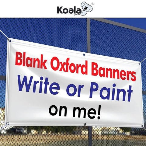 Koala Sublimation Banner Blank Polyester Canvas Large Banner Signs 2x6 Ft