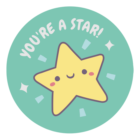 Positive Star PNG - You're a Star!