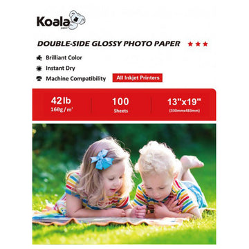 Koala Double Side Glossy Photo Paper 100 Sheets Compatible with
