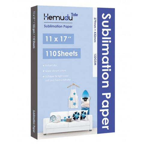 Hemudu Sublimation Transfer Paper 122gsm 110 Sheets for any Inkjet Printer