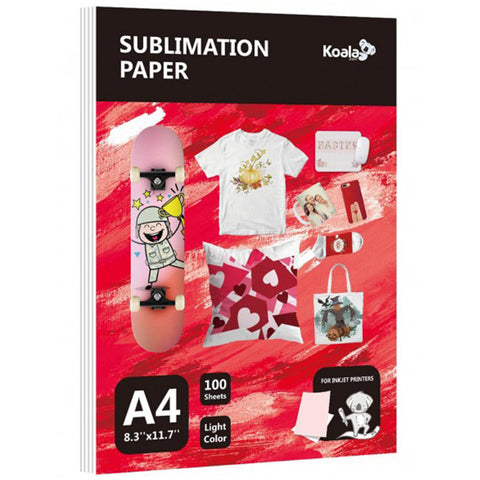 KOALA Thin Sublimation Papers for Inkjet Printer 95gsm 100 Sheets