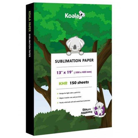 Koala Sublimation Paper for Inkjet Printer 100gsm 150 Sheets