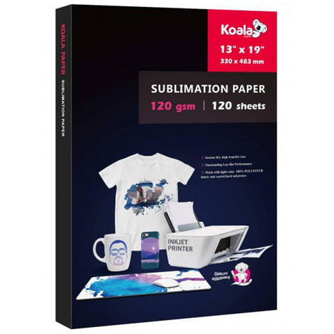 KOALA Sublimation Transfer Paper for Inkjet Printer 120gsm 120 Sheets