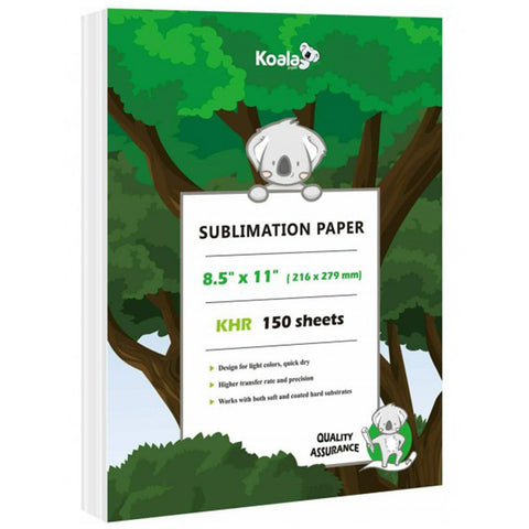 Koala Sublimation Paper for Inkjet Printer 100gsm 150 Sheets