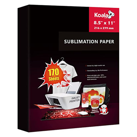 KOALA Sublimation Paper 100gsm for Inkjet Printer 170 Sheets