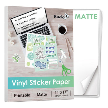 Koala Inkjet Vinyl Sticker Paper (Individual Sheets) – Sun City Clover