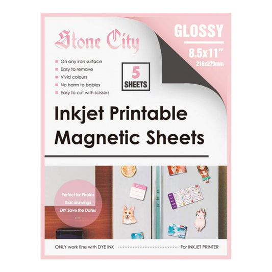 printable magnet sheets, 8.5 x 11 inches, white, 25 sheets - 15 mil thick!  