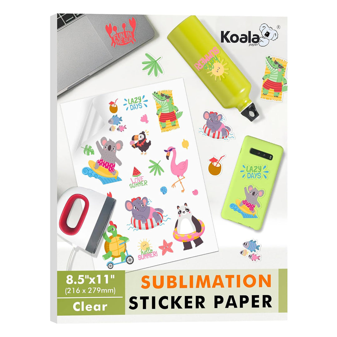 Koala Paper Koala 17x110 Dye Sublimation Ink Roll Heat Transfer Paper 2 Core Mugs T-Shirt