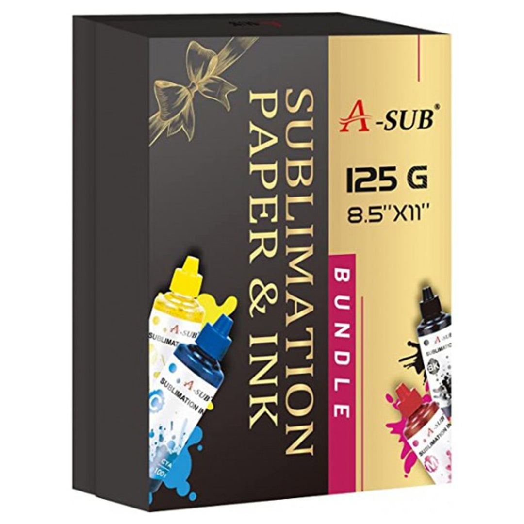 A-SUB Sublimation Paper 8.5x11 inches and Sublimation Ink for Epson Pr –  koalagp