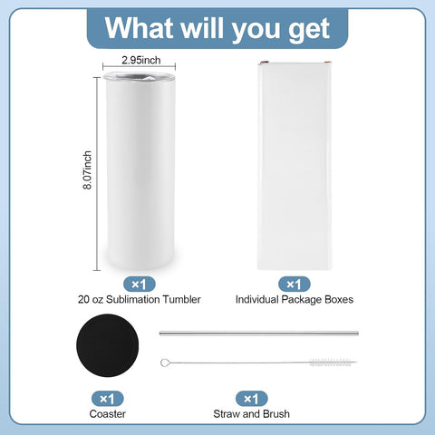 A-SUB Sublimation Tumblers Bundle