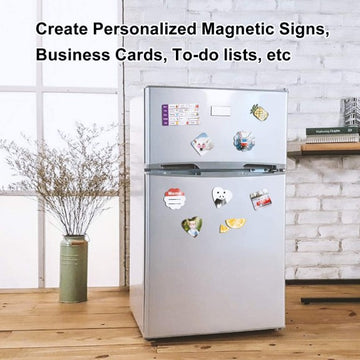 12 Printable Magnetic Sheets, Magnet Photo Paper 8.5x 11 Matte for