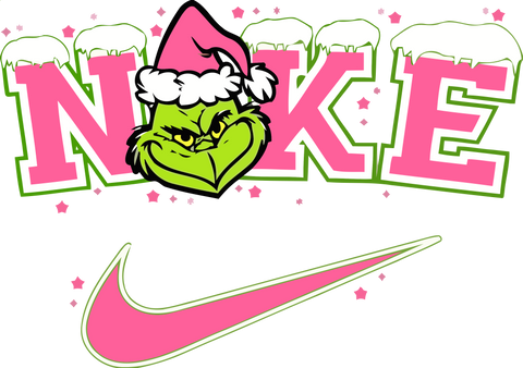 Nike Grinch - Free PNG