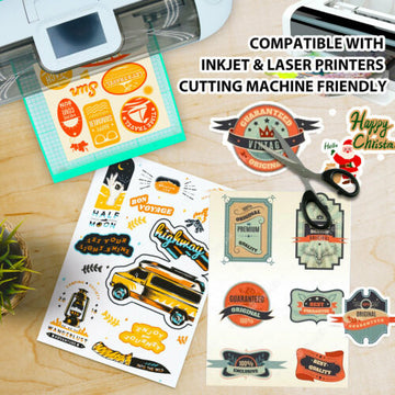 Koala Matte Sticker Label Printable Paper 8.5x11 Inches Full Sheet