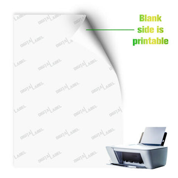 10 Sheets A4 Transparent Vinyl Sticker Paper Clear Glossy Inkjet Printable  Only